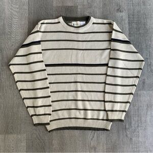 Striped 90s Crewneck Sweater